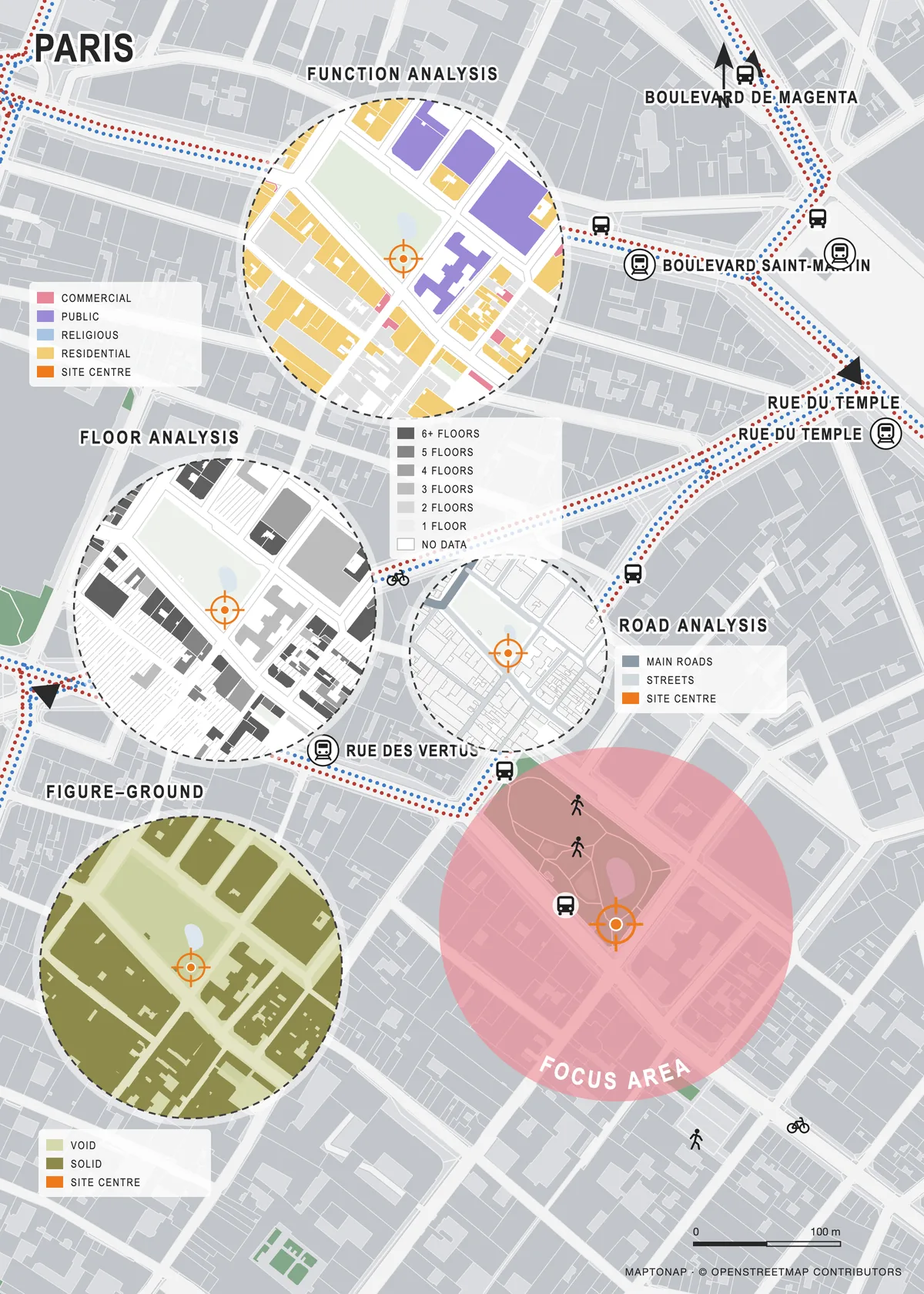Site Inset Board, Paris: real MapToNap export
