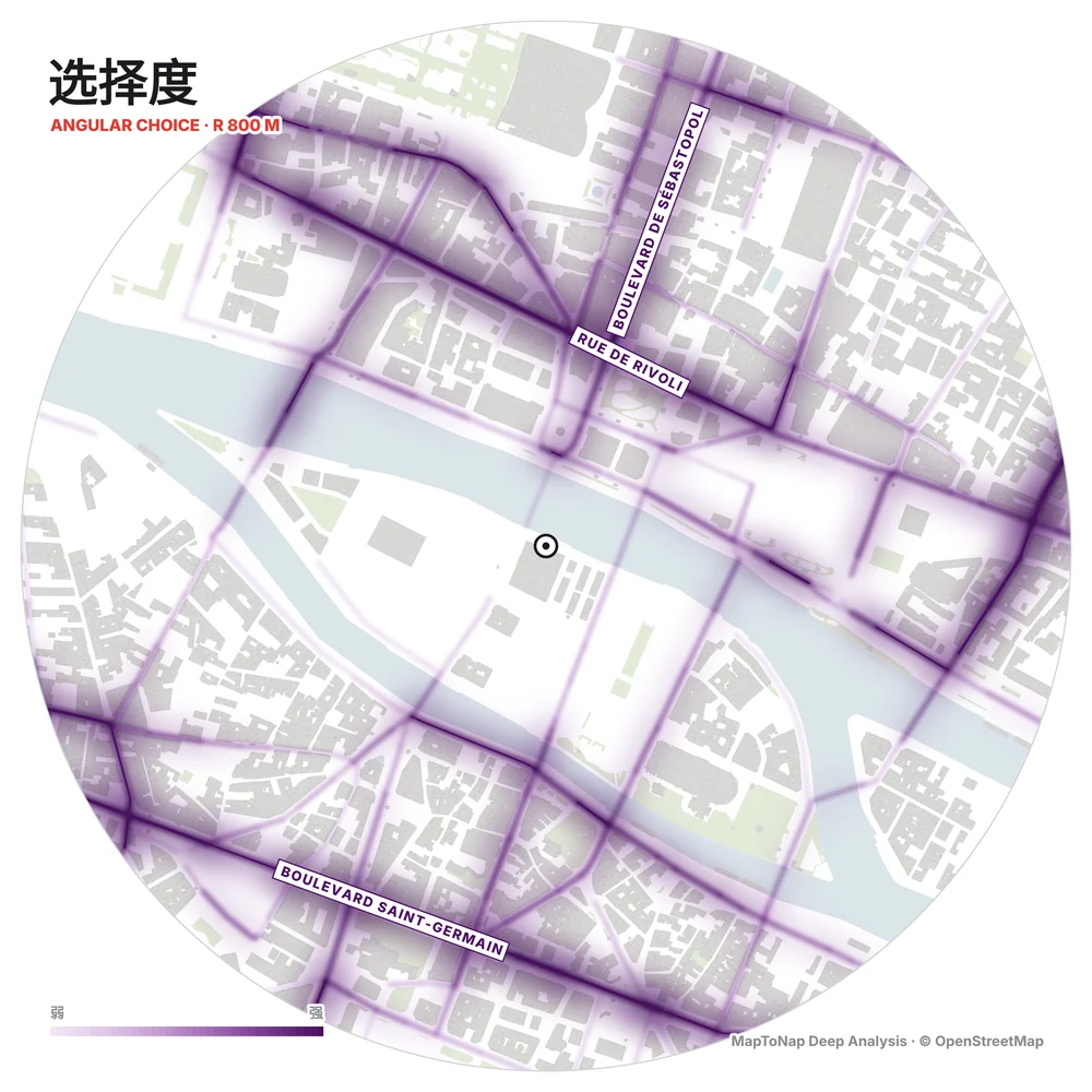 Space syntax · choice: MapToNap Deep Analysis